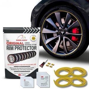 Yellow Rim Protectors for Alloy Wheels